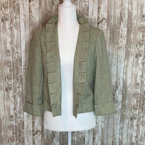 Women's Dressbarn Pleated 3/4 Sleeve Blazer size Small